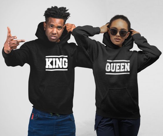 King Queen hoodie Lines