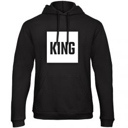 King Queen hoodie sweater blok