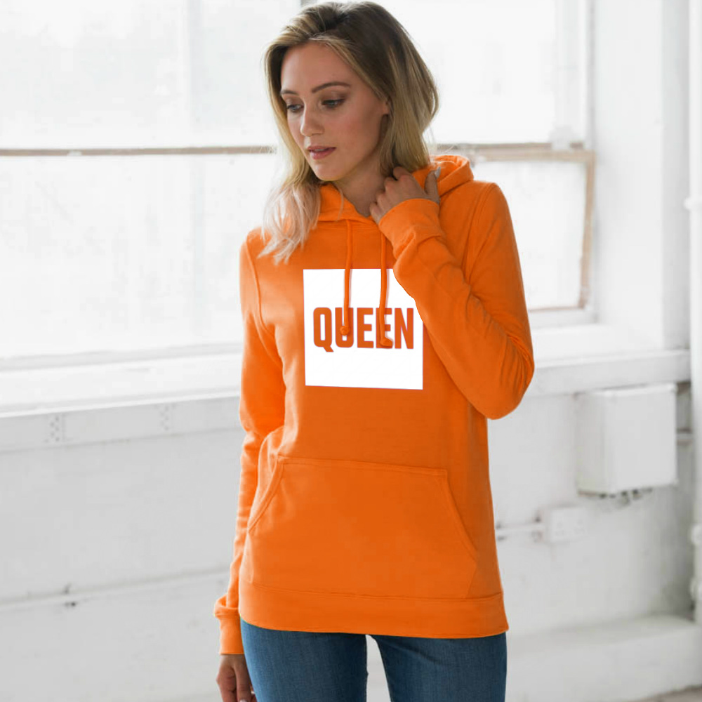 Koningsdag hoodie Blok Queen