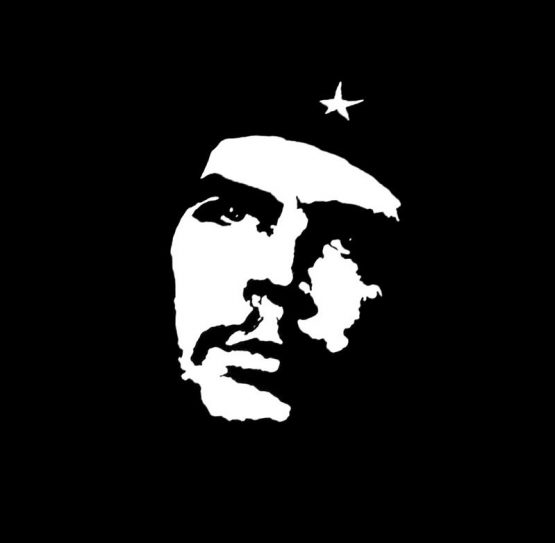 Che Guevara bedrukking gezicht