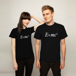 Albert Einstein shirt e=mc2 formule