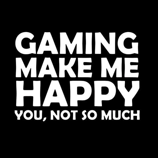 Gaming hoodie Make me Happy opdruk