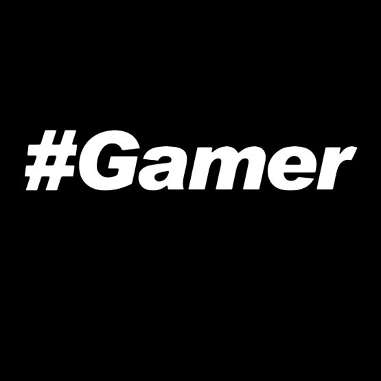 Gaming hoodie sweater Hashtag Gamer opdruk