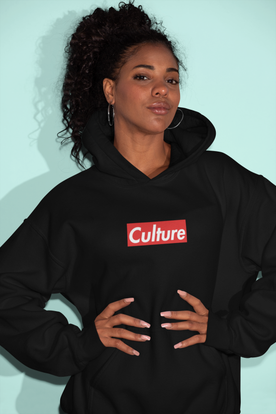 Culture Hoodie Zwart Supreme