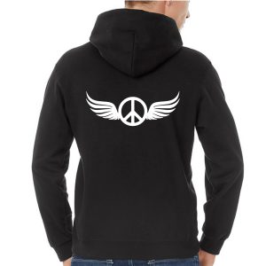 Peace hoodie wings