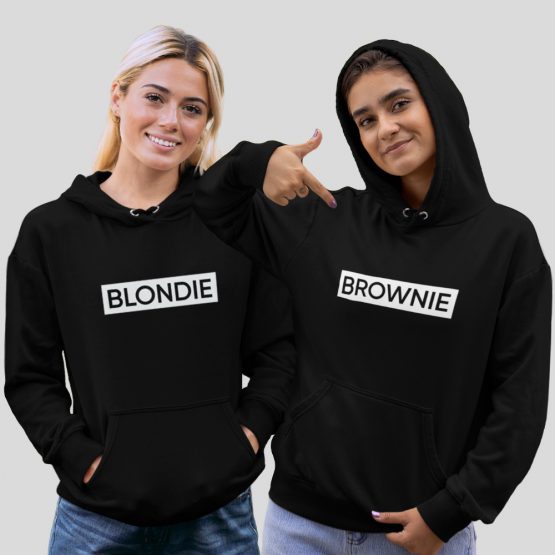 Blondie & Brownie Hoodie Block