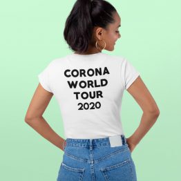 Corona T-shirt Corona world Tour 2020 Back 2 (1)