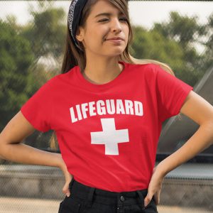 Festival T-Shirt Lifeguard Rood