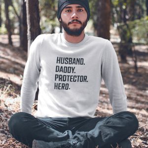 Vaderdag Trui Husband Daddy Protector Hero 2