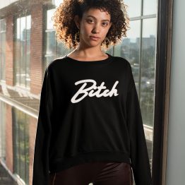 Bitch Sweater Premium Black