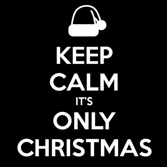 Weihnachtsaufdruck Keep Calm
