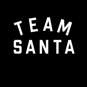 Falsche Weihnachtskleidung Team Santa Text 555x555
